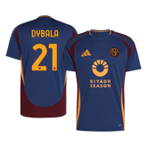 Roma DYBALA #21 Drittes Auswärts-Fußballtrikot 2024/25